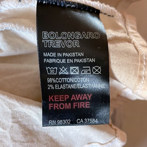 Bolongaro Trevor Peplum Jacket. Size M. Colour Light Olive/Cream. - Picture 9 of 9